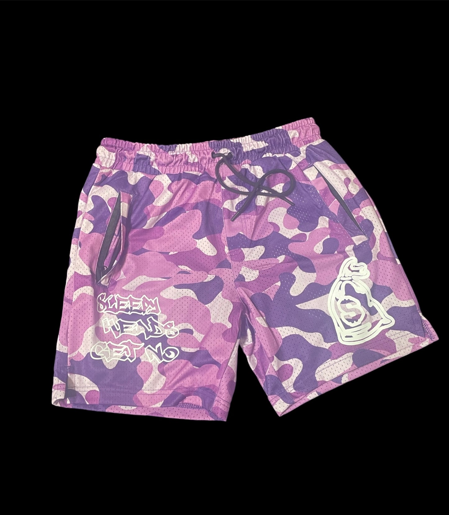 Camo Purp Mesh Shorts