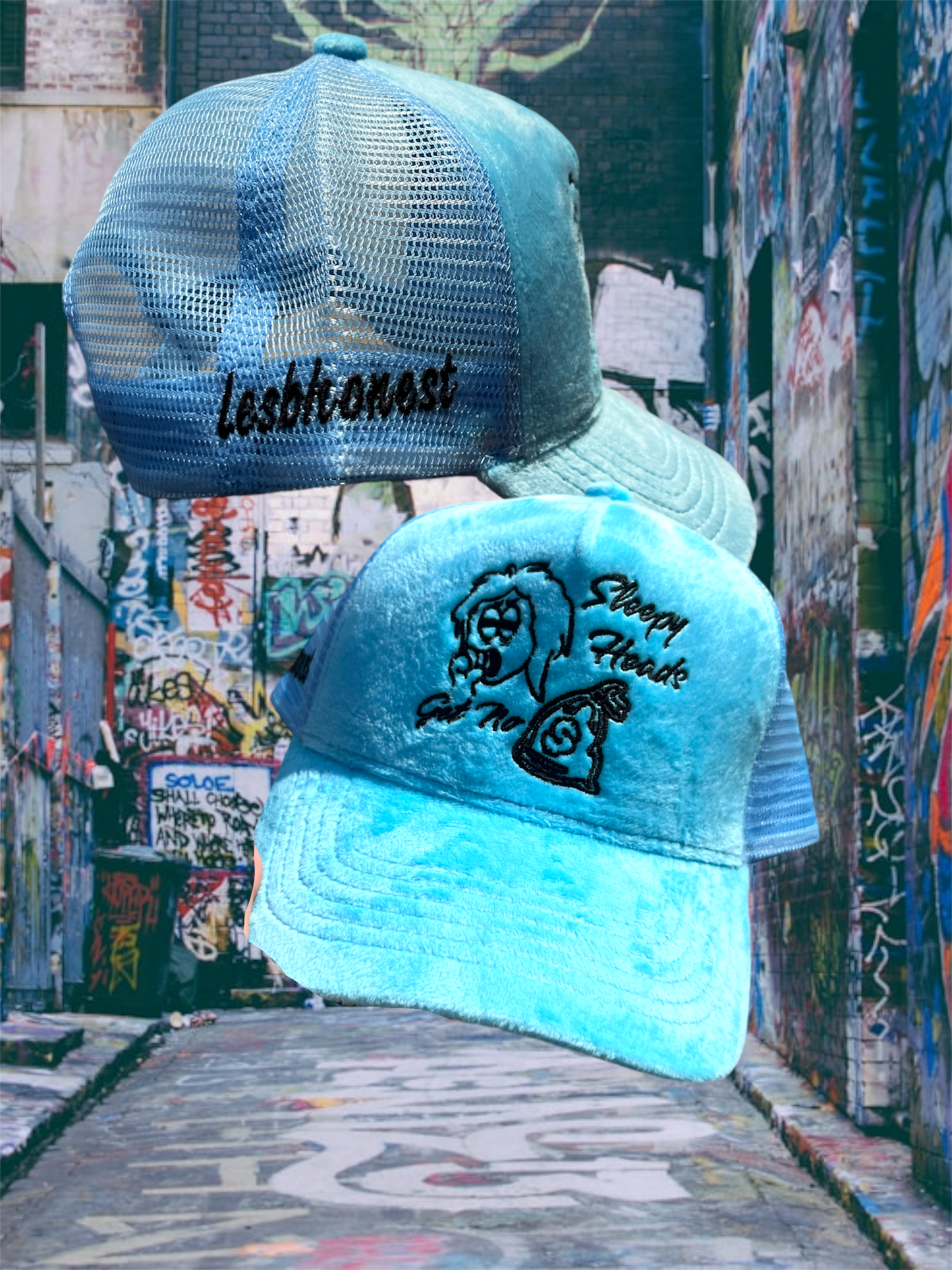 Velvet Trucker Hats